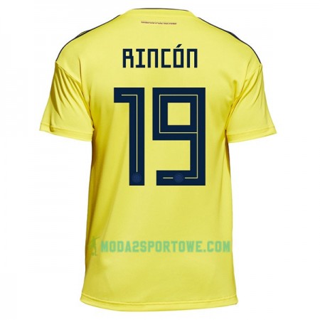 Koszulka Kolumbia Rincon 19 Mistrzostwa Świata 2018 Domowe Stroje Piłkarskie